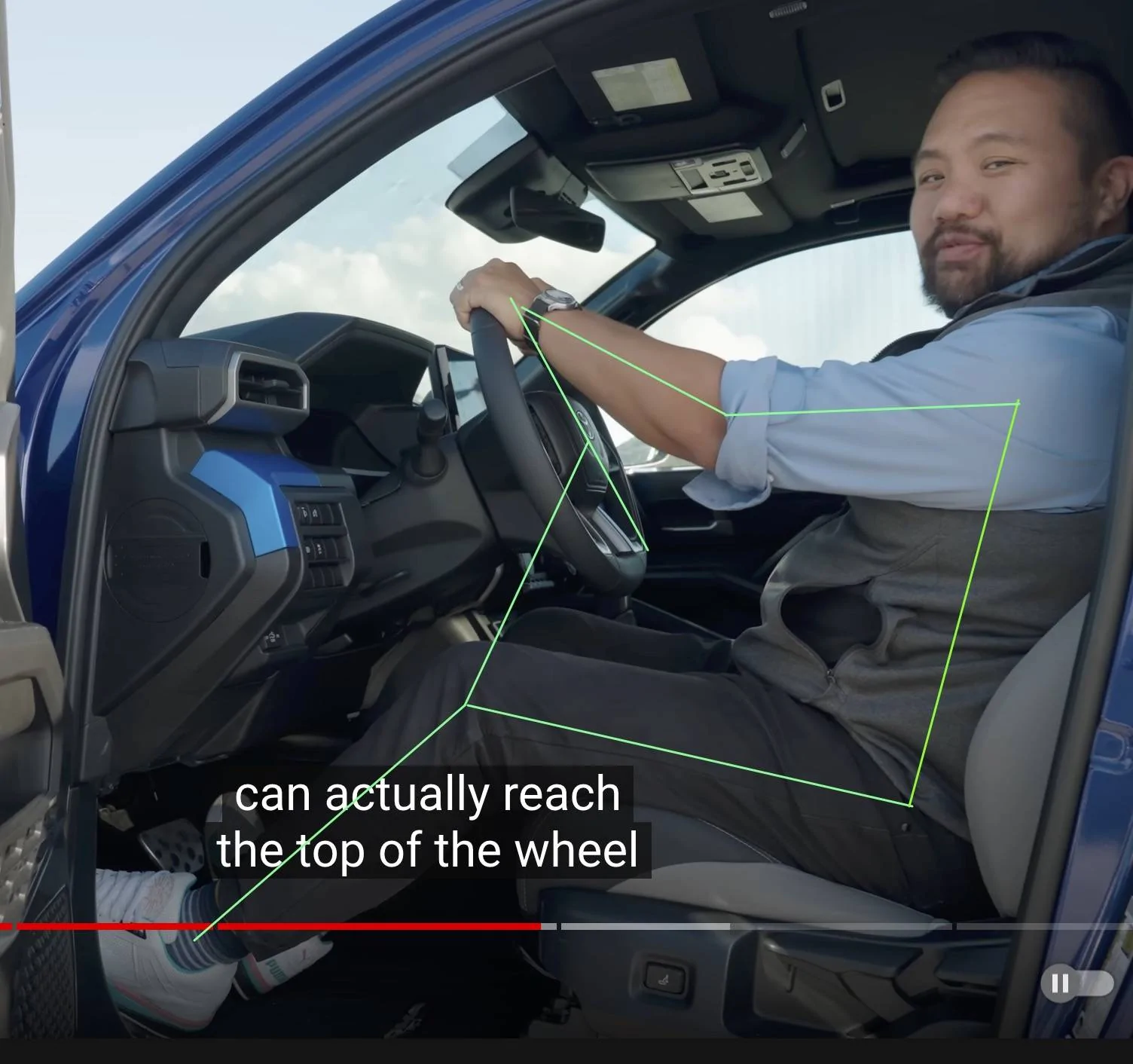2024 Tacoma Seating position comparison: 4th gen vs 3rd gen Tacoma Gen4 seating