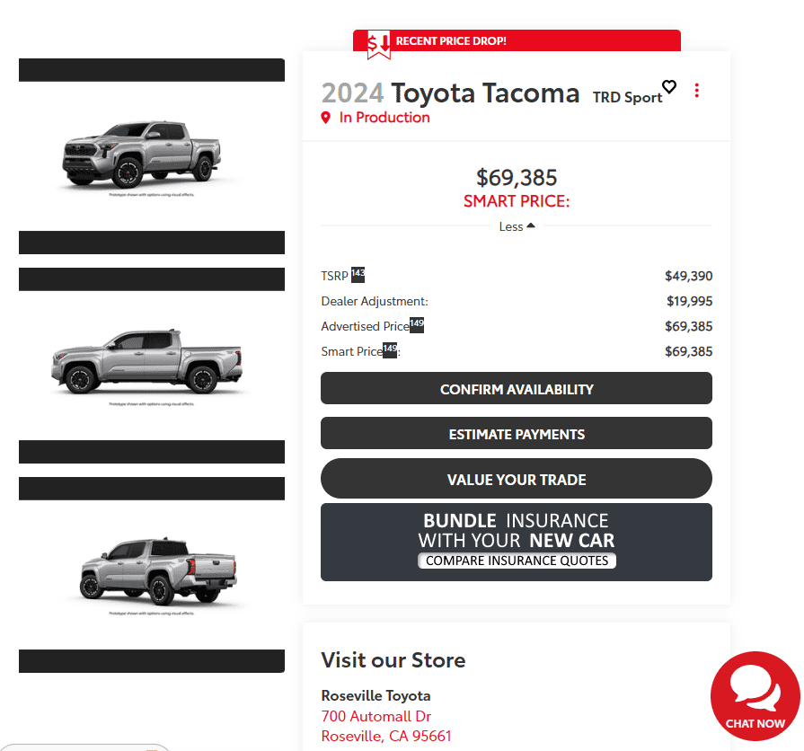 2024 Tacoma 2024 Tacoma Build and Price Configurator Now Live! - Post Up Your Builds!! 1703617992397