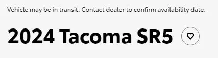 2024 Tacoma 2024 Tacoma production has begun! 🙌 2