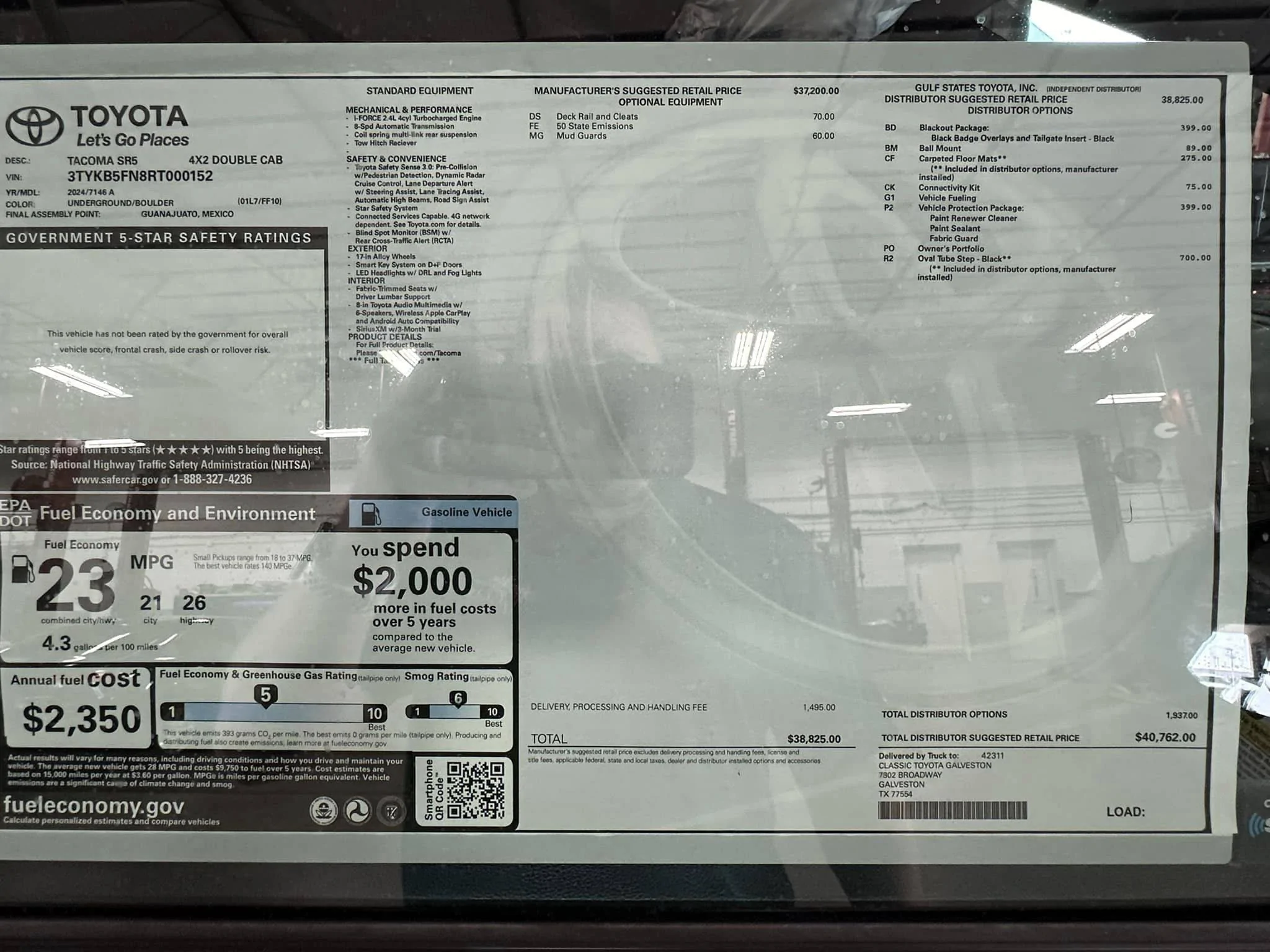 2024 Tacoma Updates of 2024 Tacomas on dealer lots (dealership, pricing, photos) underground-2024-tacoma-sr5-4x2-1-jpg