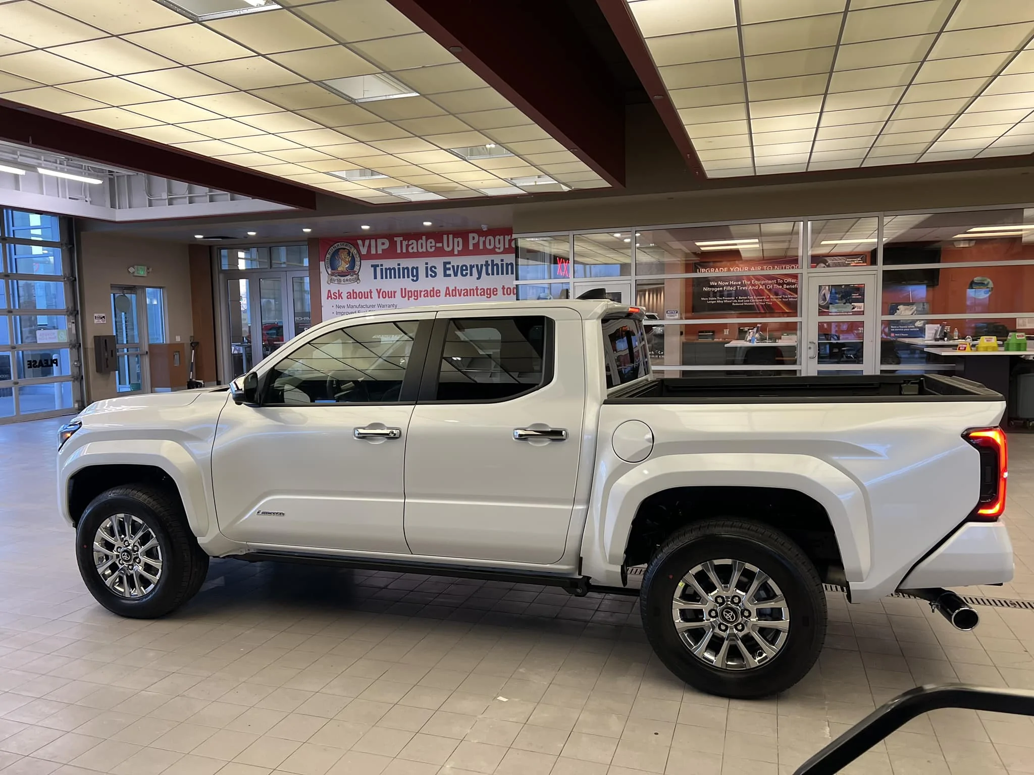 2024 Tacoma WIND CHILL PEARL 2024 Toyota Tacoma Thread Wind Chill Pearl 2024 Tacoma Limited interior exterior 1