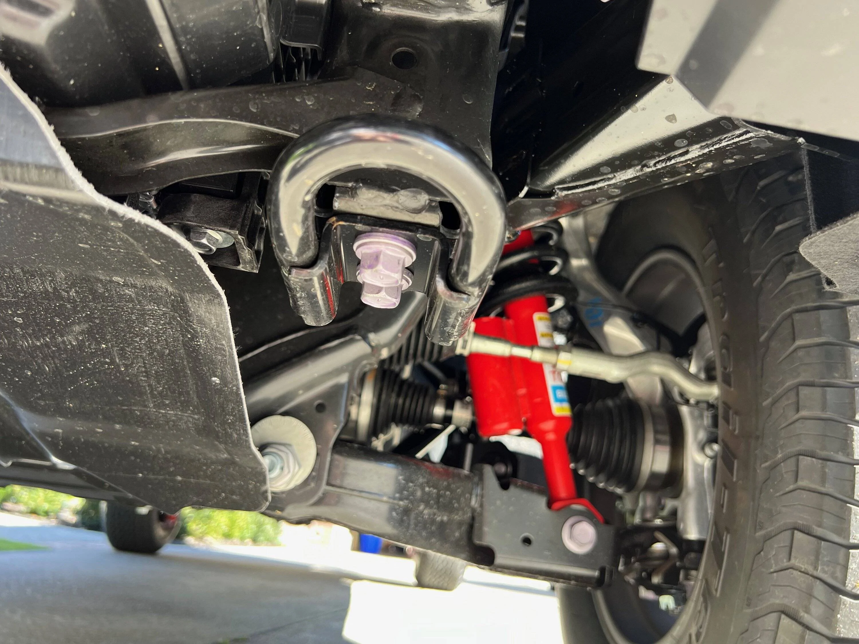 2024 Tacoma Photos: trailer hitch position holes (in hitch receiver) Tow Hood