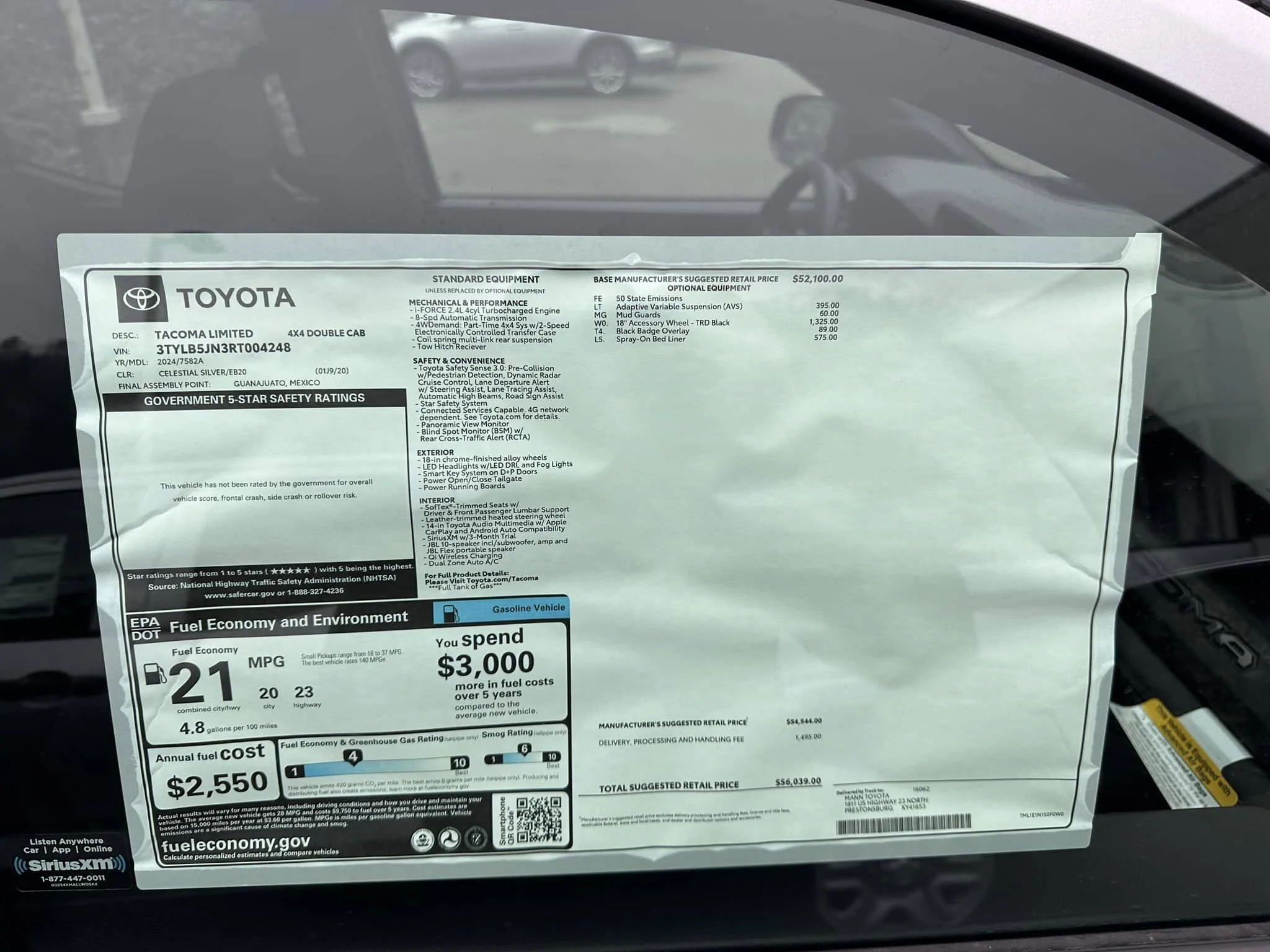 2024 Tacoma CELESTIAL SILVER METALLIC 2024 Tacoma Thread (4th Gen) celestial-silver-2024-tacoma-limited-13