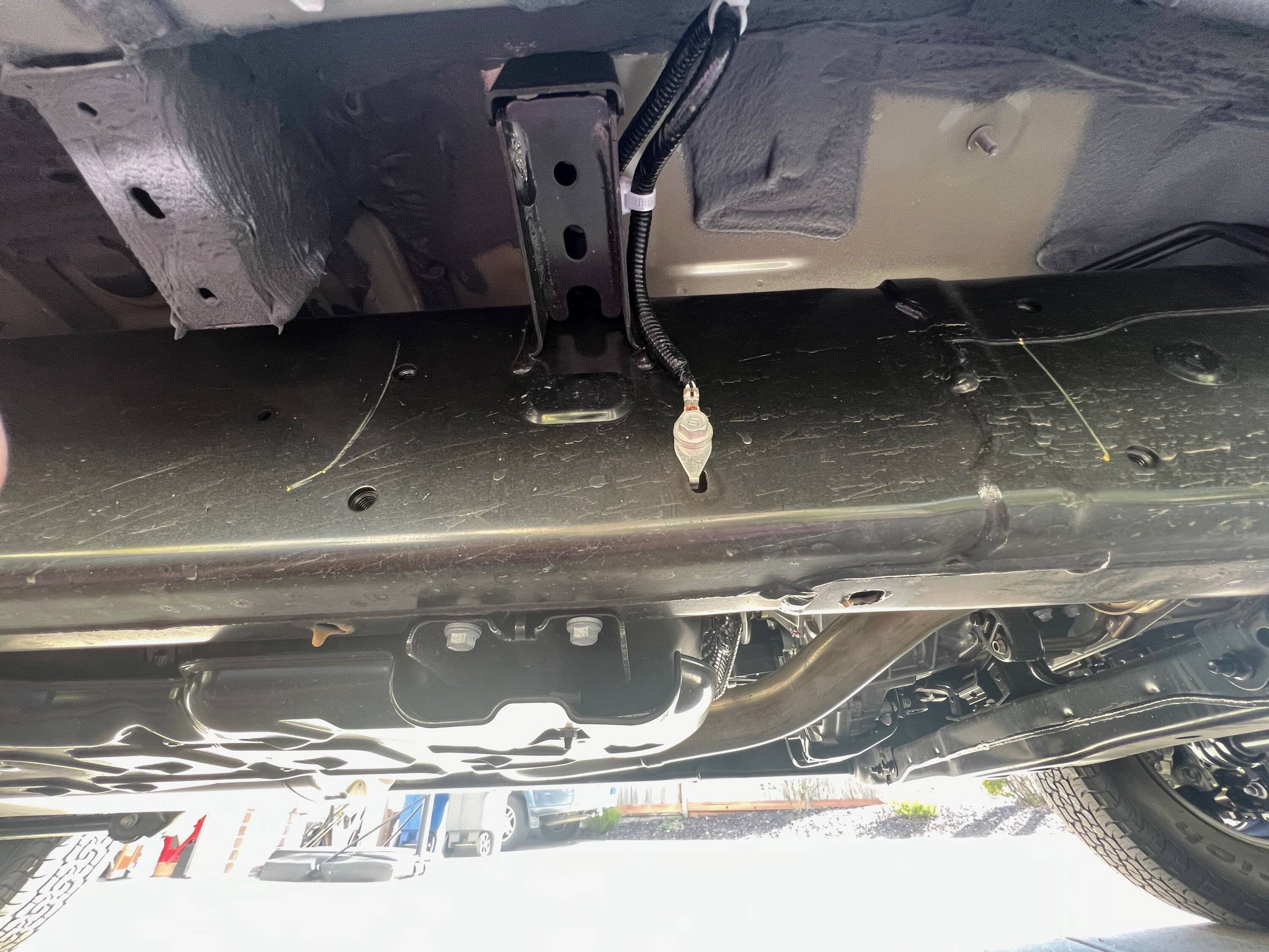 2024 Tacoma 2024 Tacoma Fuel Tank Size and room for swap / expansion (underbody undercarriage video & photos) IMG_5413