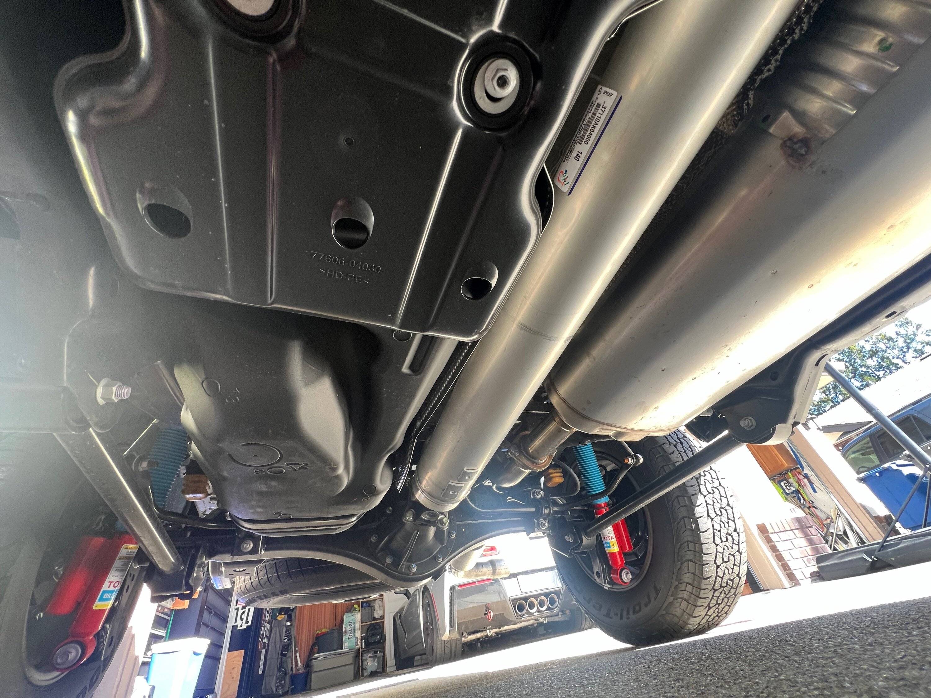 2024 Tacoma 2024 Tacoma Fuel Tank Size and room for swap / expansion (underbody undercarriage video & photos) IMG_5419