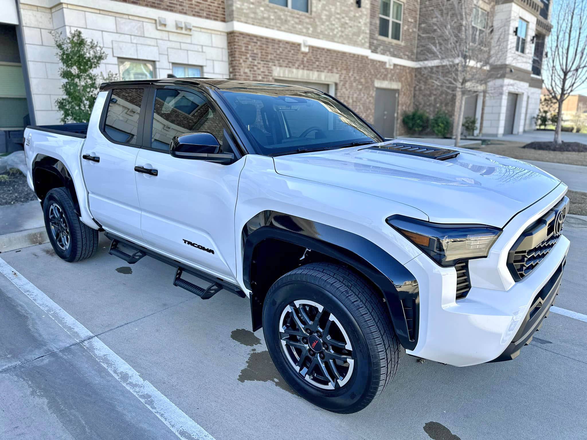 2024 Tacoma ICE CAP 2024 Tacoma Thread (4th Gen) Roof Wrap + Fender Flare Wrapped in Black for a 2024 TRD PRO look 1