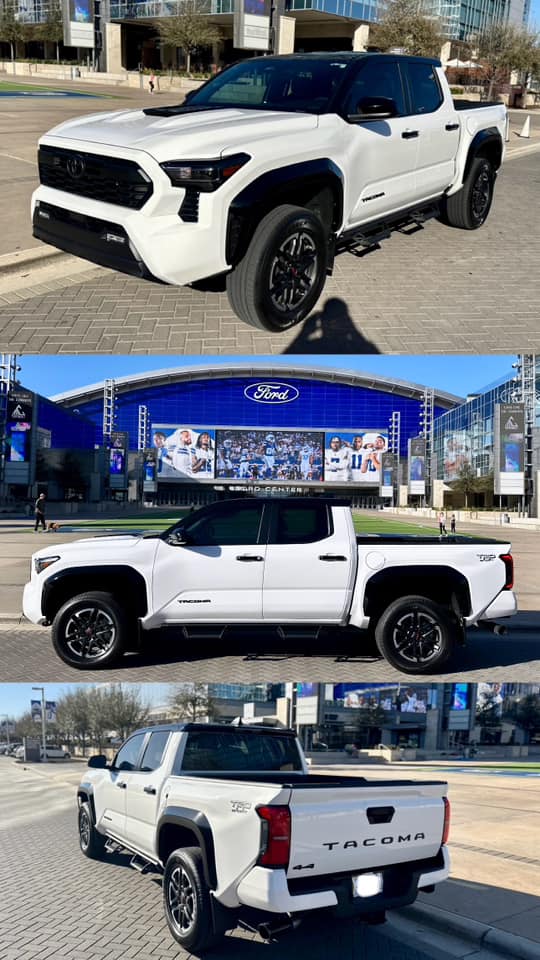 2024 Tacoma ICE CAP 2024 Tacoma Thread (4th Gen) Roof Wrap + Fender Flare Wrapped in Black for a 2024 TRD PRO look 2