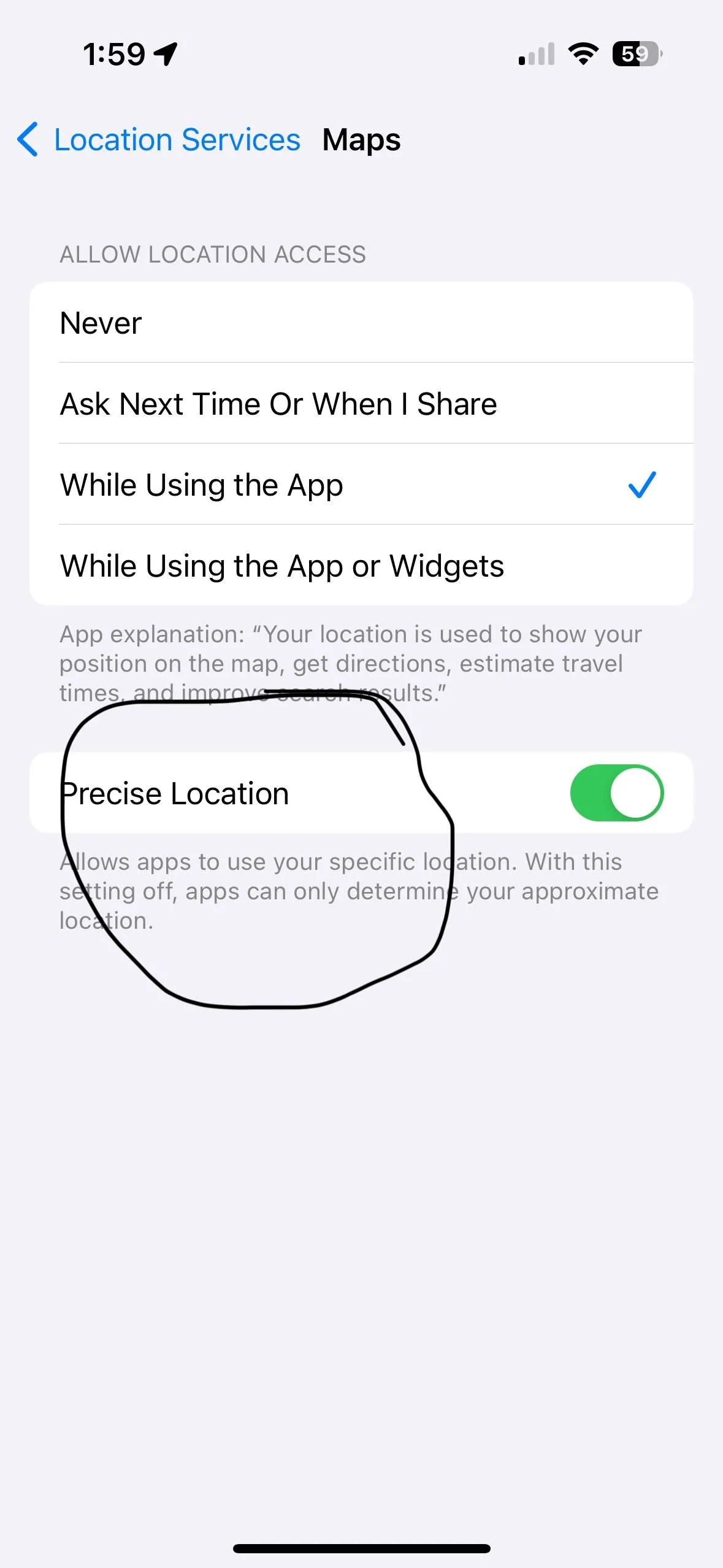 2024 Tacoma Apple CarPlay Issues - Navigation Location IMG_1585