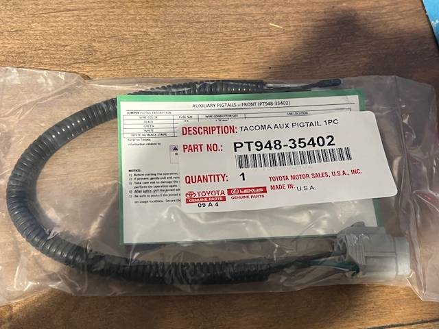 2024 Tacoma OEM Accesory Pigtails - Photos & Amperage Info IMG_5650