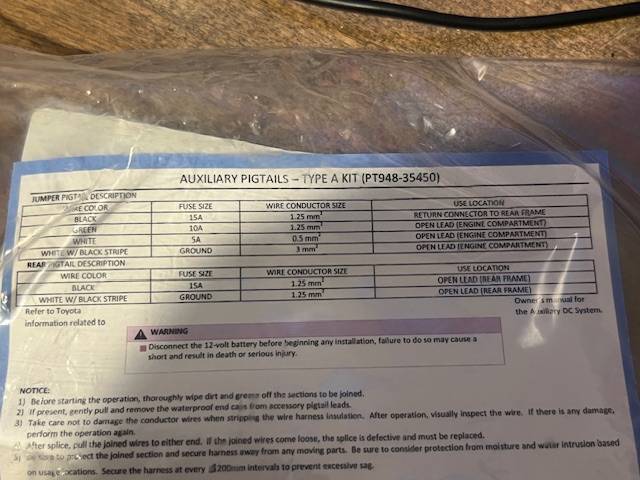 2024 Tacoma OEM Accesory Pigtails - Photos & Amperage Info IMG_5652