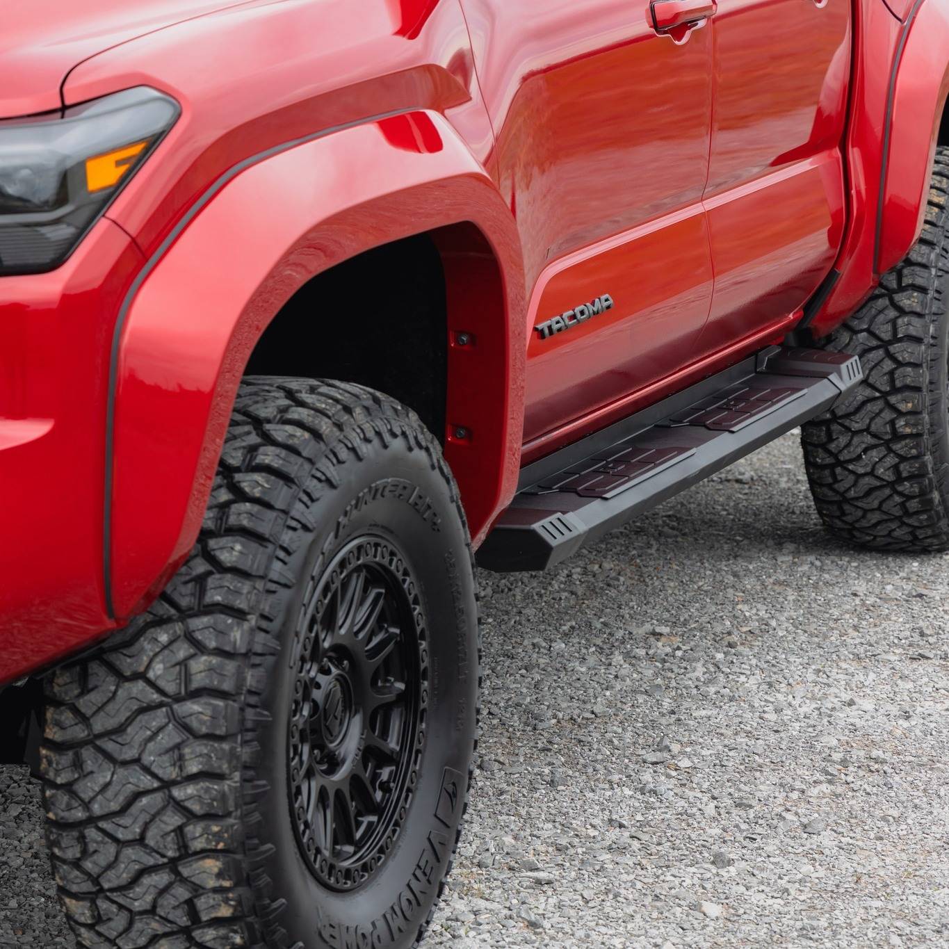 Rough Country 2024 Tacoma 4th Gen parts build: 3.5%22 lift kit, painted fender flares, running...jpg