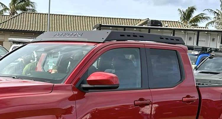 2024 Tacoma Roof Rack Package + Locking Center Console Vault installed on 2024 Tacoma TRD Sport Roof Rack Package 2024 Tacoma TRD Sport 1 large