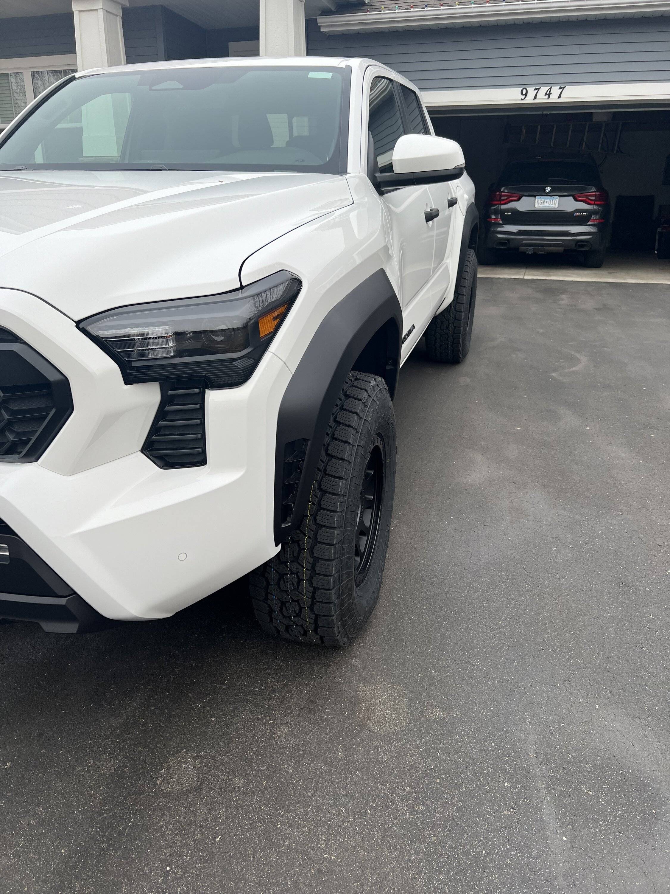 2024 Tacoma 285/70/17 Toyo AT3 tires + Method MR305 NV +25 offset wheels -- stock suspension, no mods, no rub (2024 TRD Off-Road) IMG_5738