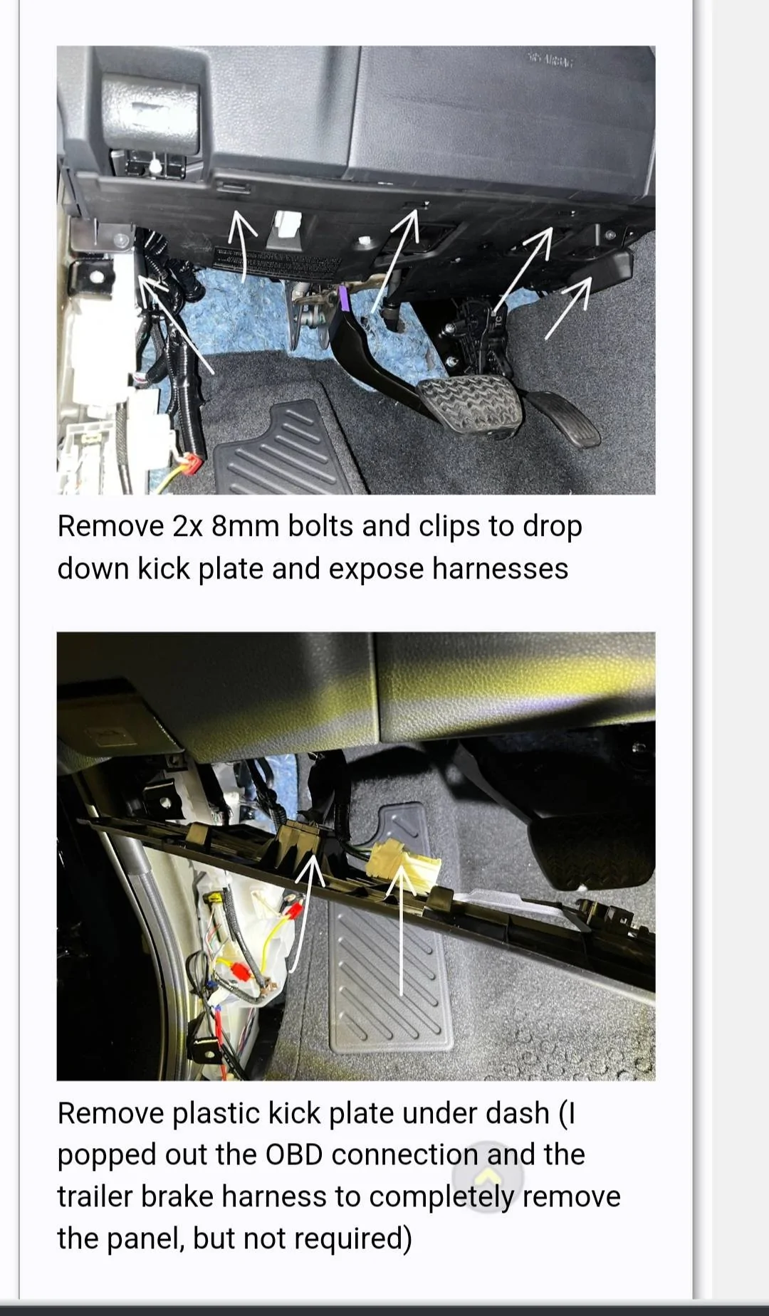 2024 Tacoma REDARC trailer brake connector location Screenshot_20240328-074952_Chrom