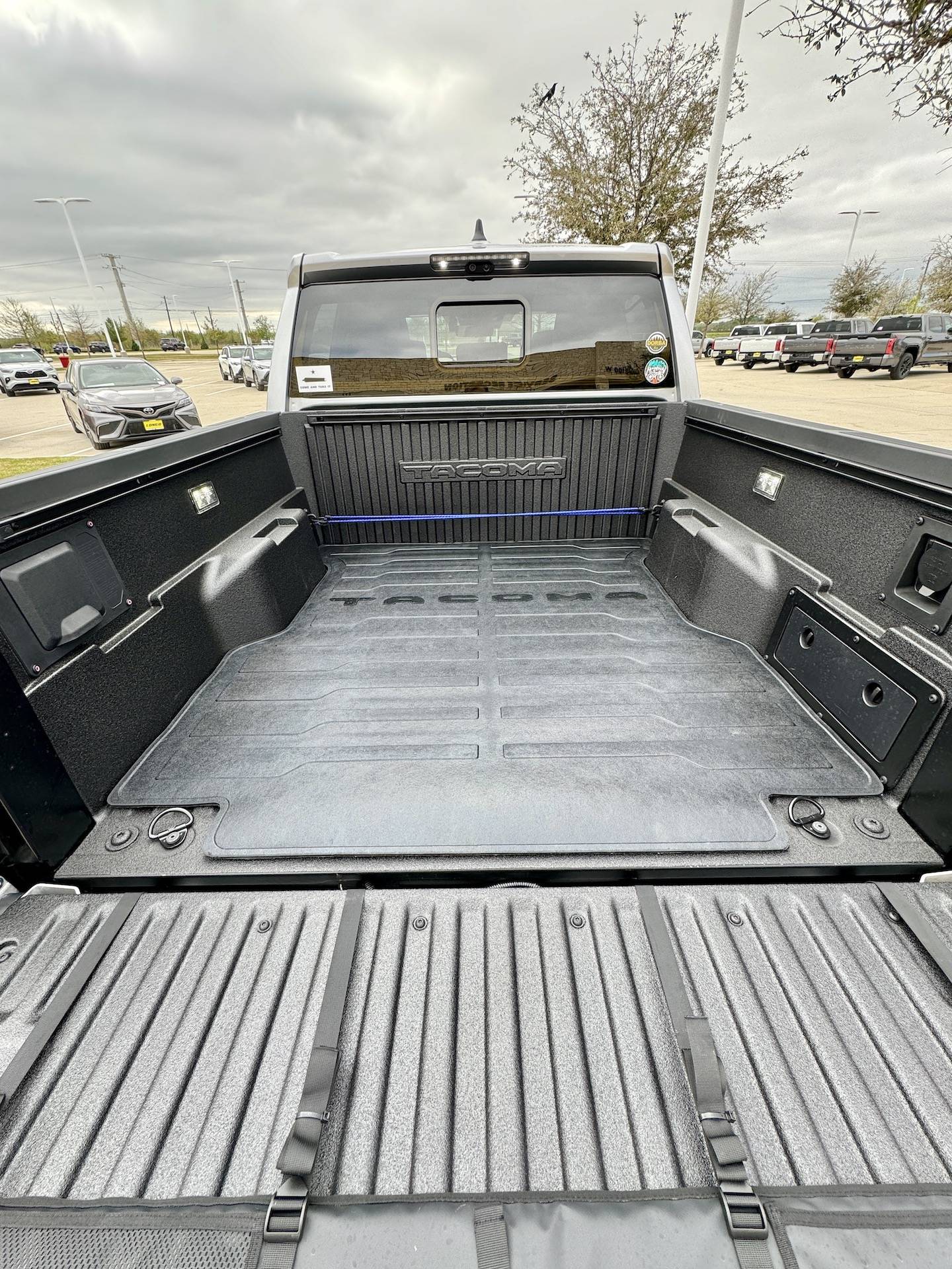 2024 Tacoma Any hard bed covers, all-weather floor mats, or console vault in aftermarket yet? 24Tacobedmatt
