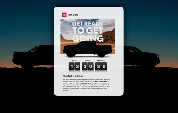 2024 Tacoma Countdown + Another Trailhunter Silhouette Image