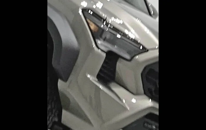 Sneak peek look at 2024 Tacoma front end (real life leaked image)