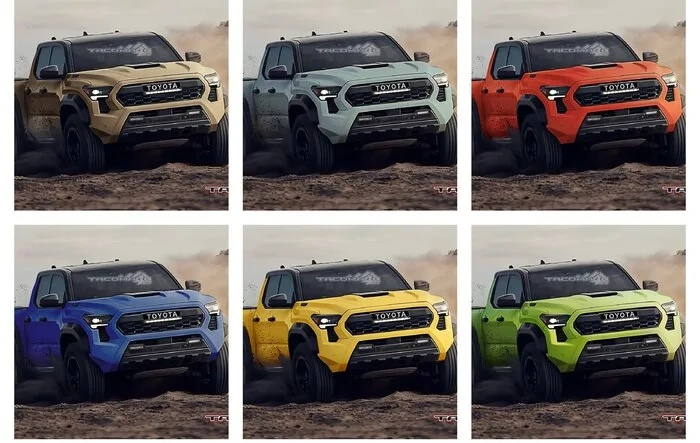 2024 Tacoma TRD Pro Colors Previews