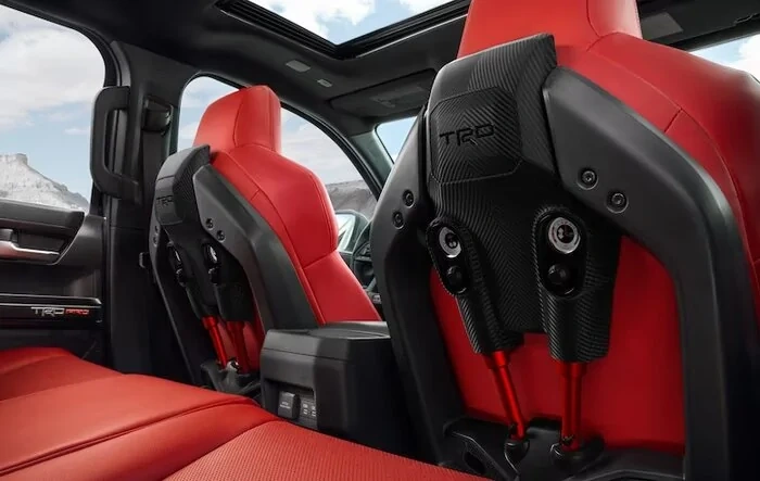 IsoDynamic Front Seats on Tacoma TRD Pro - Details