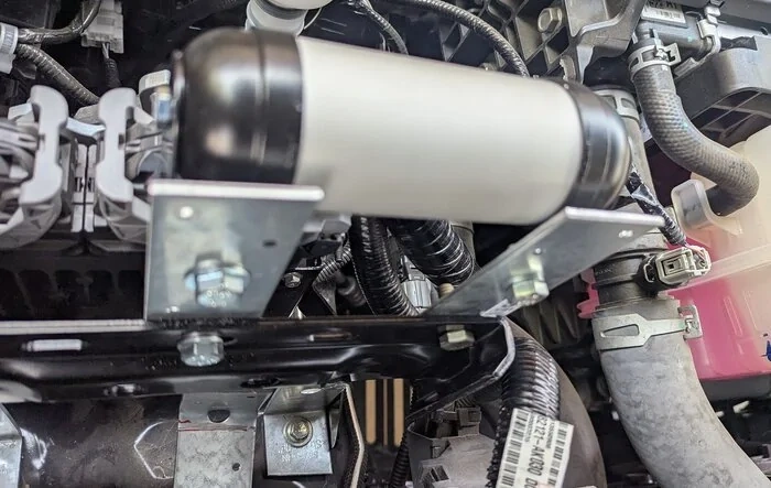 ARB dual brushless compressor DIY underhood mount on 2025 SR5 Tacoma