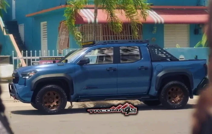 Trailhunter Tacoma (w/ bullbar) featured in in Blue Beetle superhero movie