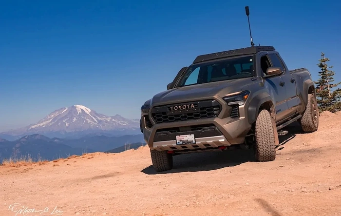 My Tacoma in front of Mt Rainier AKA Mt Tacoma