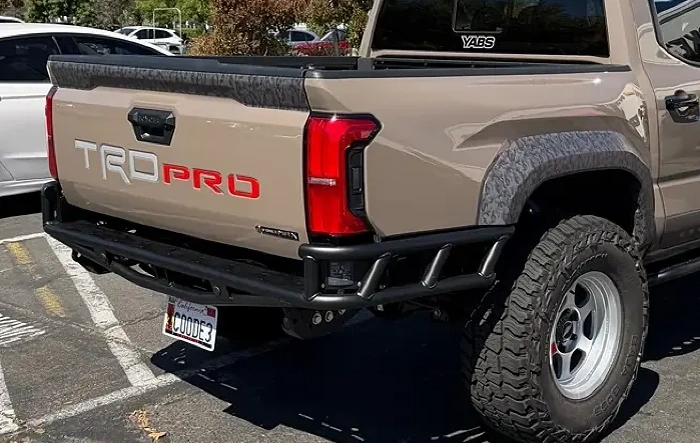 TRD Pro camo enhancements - wrap on fender flares and tailgate