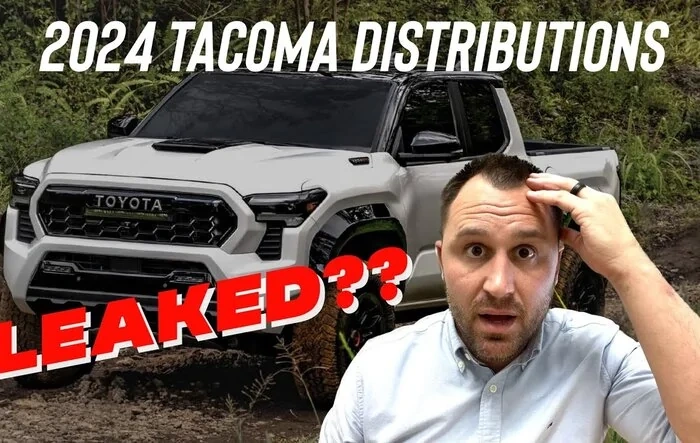 Seventeen (17) 2024 Tacomas in Dealer Allocations (according to source)