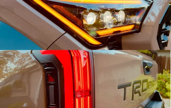 AlphaRex Headlights and Tail Lights Installed - TRD Pro