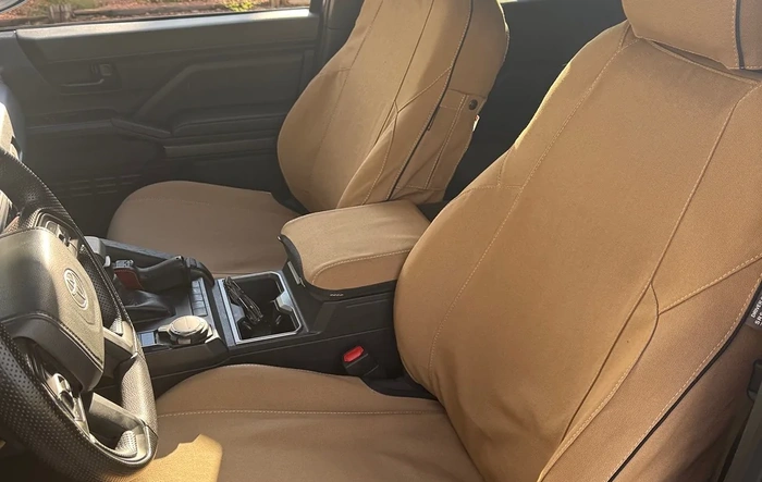 Escape Gear Canvas Seat Covers installed pics