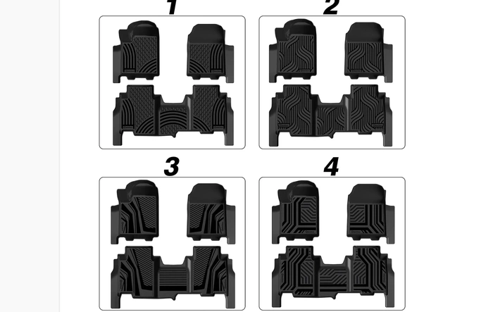 Help Us Choose the Next-Gen All-Weather Floor Mat Pattern for Tacoma!