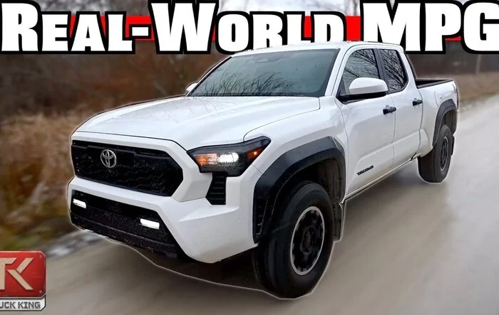 2.4L Turbo 2024 Tacoma TRD Off-Road (Air Dam Removed!) MPG Fuel Economy Test by Truck King