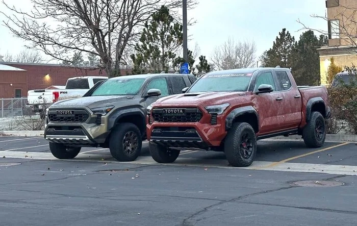 2024 TRD Pro (Terra) & Trailhunter (Bronze Oxide) spotted side by side in Utah