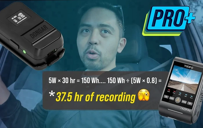 DEMO: Maximizing your dashcam recording time with Dongar PRO+