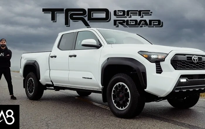 Ice Cap White 2024 Tacoma TRD Off-Road looks great in review: Mid-Size ENDGAME