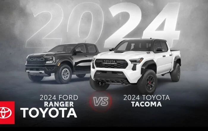 Shots Fired! 2024 Tacoma vs 2024 Ranger Direct Comparisons by Toyota