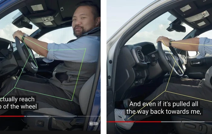 Seating position comparison: 4th gen vs 3rd gen Tacoma
