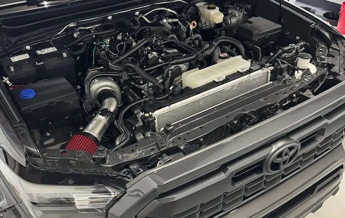 FAFRacing and CAMTuning- top mount turbo kit development for non-hybrid 2025 Tacomas