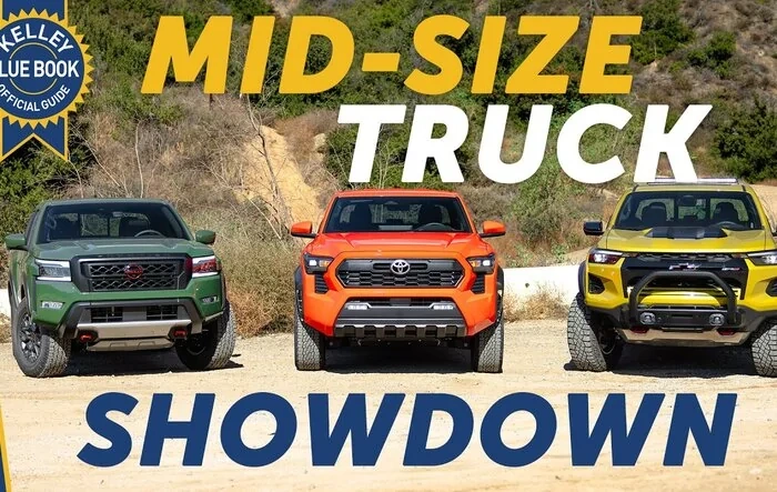 Midsize Pickup Comparison: 2024 Tacoma vs Colorado vs Frontier (by KBB)