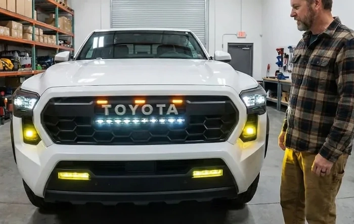 TRD Pro Grille Install On 2025 Toyota Tacoma