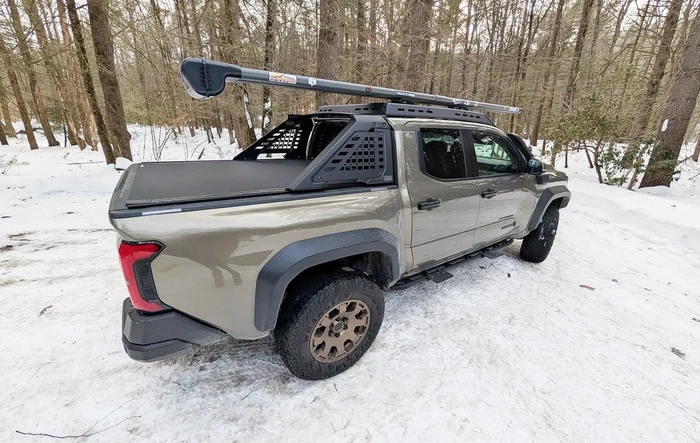 Installation of Bak X4TS tonneau with modded OEM ARB Sport Bar