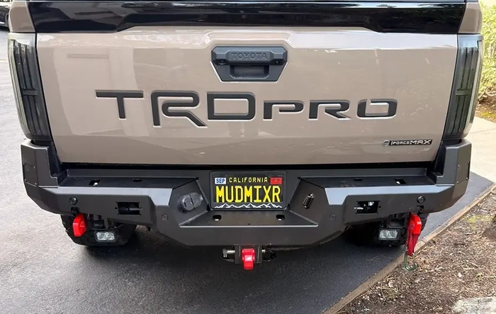 C4 Overland Rear Bumper on 2025 TRD Pro - 90% Installed