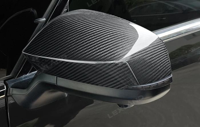 New Look-Carbon Fiber Mirror Caps For The 2024+ Tacoma