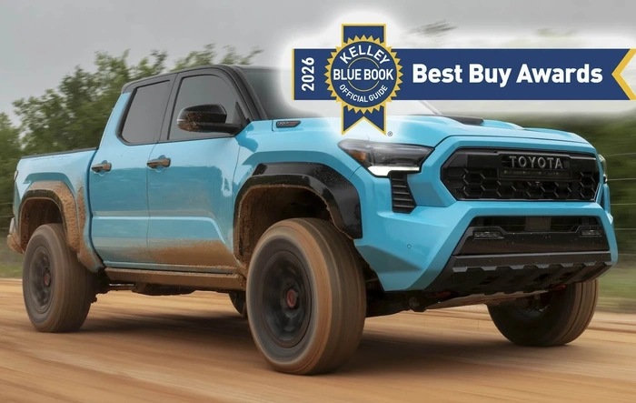 2026 Tacoma wins Best Resale Value Award 2026 by KBB