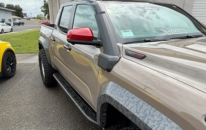 TRD Trailhunter Pro -- Trailhunter snorkel installed on TRD Pro