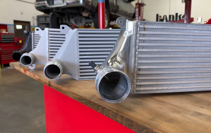 Banks Power intercooler (charge air cooler) testing