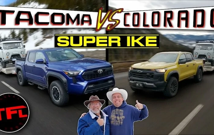 IKE Gauntlet Towing Test: 2024 Tacoma TRD Off-Road vs. 2023 Chevy Colorado Trail Boss FULLY LOADED!