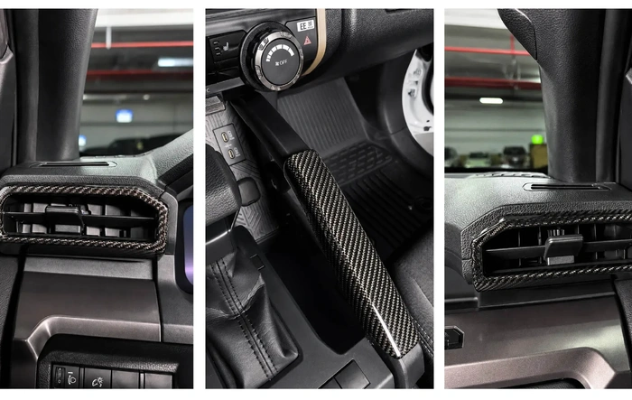 Sneak Peek: Real Carbon Fiber Interior Upgrades for the 4th Gen Tacoma