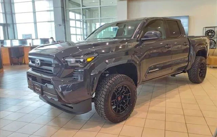17" Aftermarket TRD FSW (Factory Style Wheels) + Falken Wildpeak AT3W 265/65 Tires Installed on 2024 Tacoma SR5