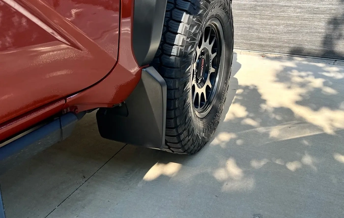 Trailhunter mudflaps on TRD Offroad